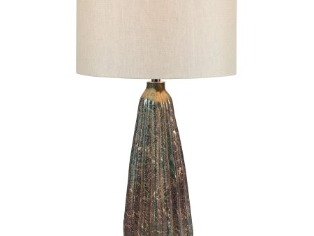 Mondrian Rust Table Lamp For Sale