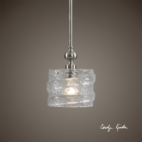 Mossa 1 Light Seeded Glass Mini Pendant For Discount