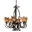 Vetraio 6Lt Oil Rubbed Bronze Chandelier Supply