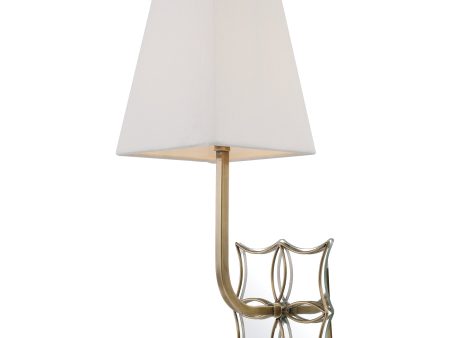 Theodora Brass 1 Light Sconce Online now