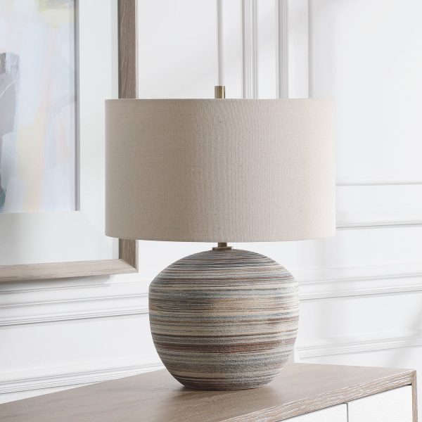 Prospect Striped Accent Lamp Hot on Sale