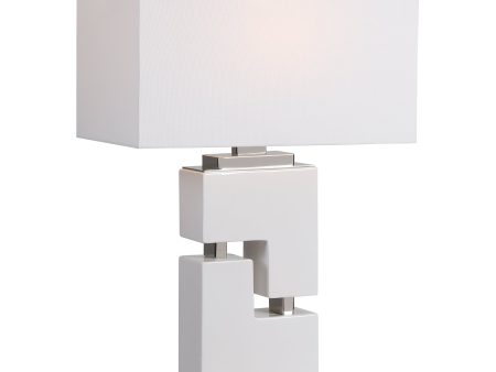 Tetris White Table Lamp Supply