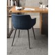 Ronda Arm Chair Blue-Set Of Two For Cheap