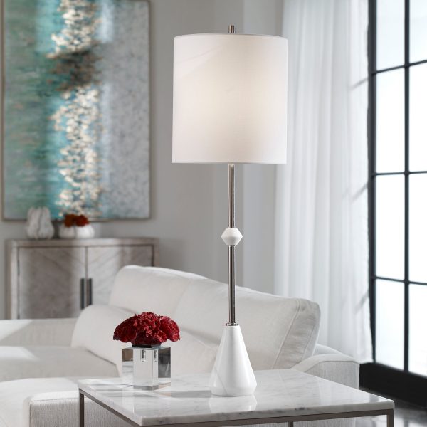 Chantilly Modern White Buffet Lamp Online Sale