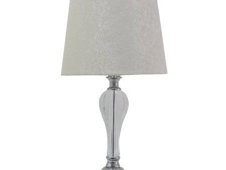 Crystal 23.75  Bulb Table Lamp, Clear For Discount