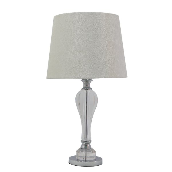 Crystal 23.75  Bulb Table Lamp, Clear For Discount