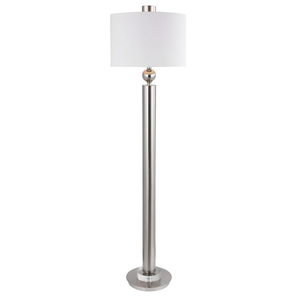 Silverton Brushed Nickel Floor Lamp Fashion