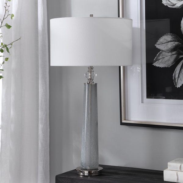 Grayton Frosted Art Table Lamp Sale