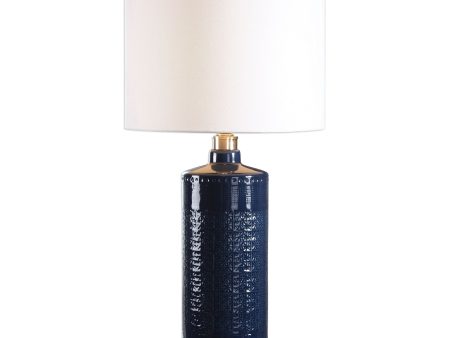 Thalia Royal Blue Table Lamp Discount