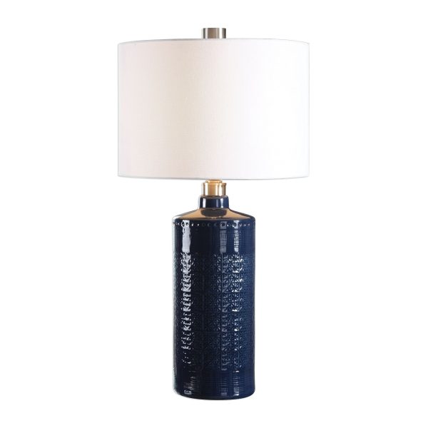 Thalia Royal Blue Table Lamp Discount