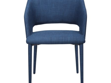 William Dining Chair Navy Blue Supply