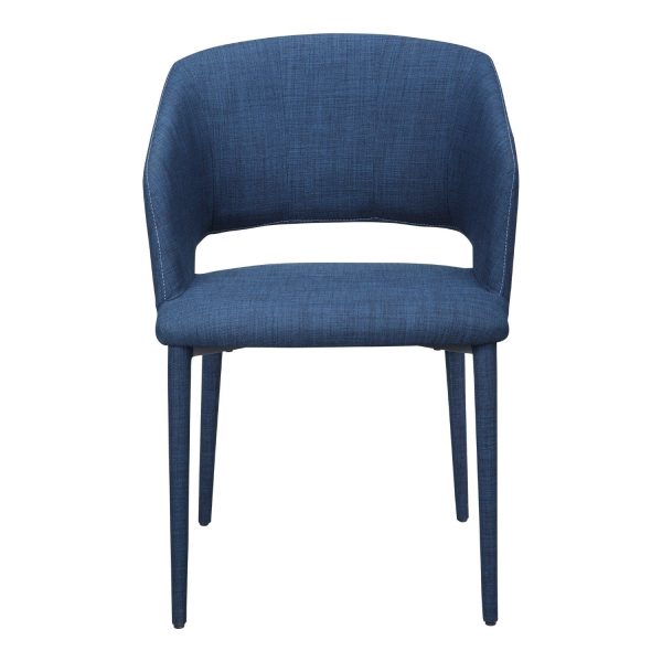 William Dining Chair Navy Blue Supply