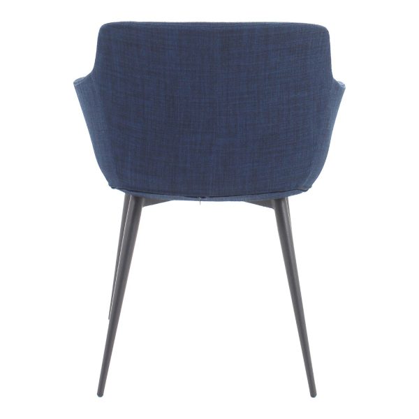 Ronda Arm Chair Blue-Set Of Two For Cheap