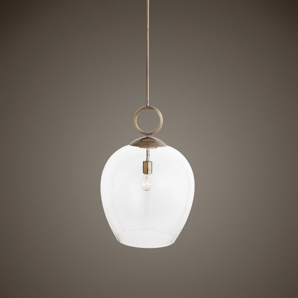 Calix Large Blown Glass 1 Light Pendant Online