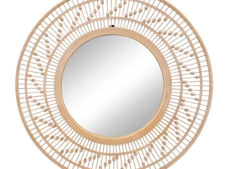 36  Bamboo Wall Mirror, Natural Online now