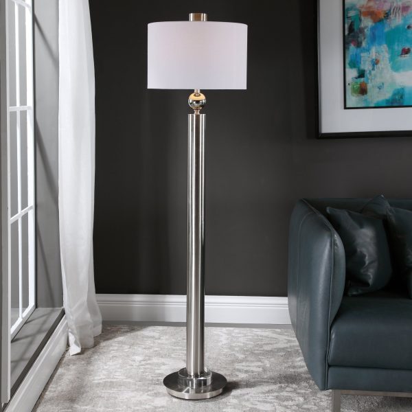 Silverton Brushed Nickel Floor Lamp Fashion