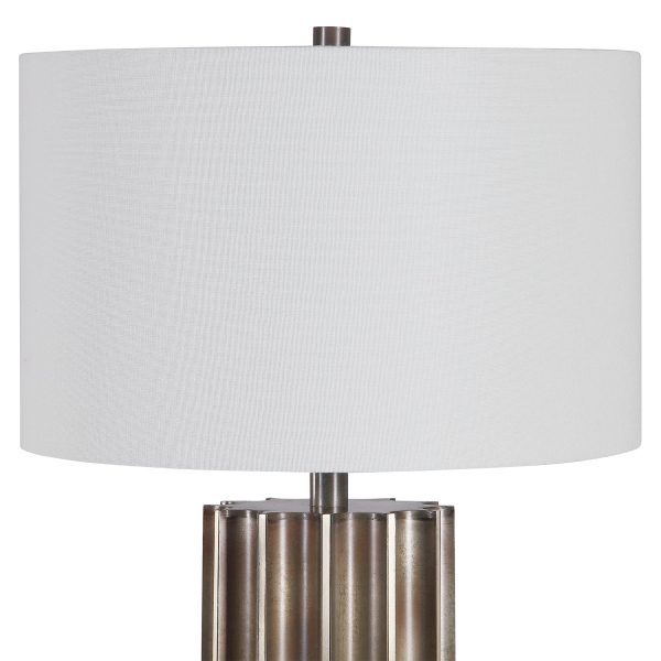 Khalio Gun Metal Table Lamp Fashion