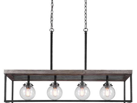 Pearsall 4 Light Industrial Island Light Hot on Sale