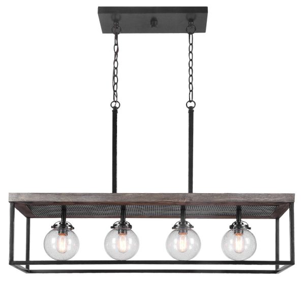 Pearsall 4 Light Industrial Island Light Hot on Sale