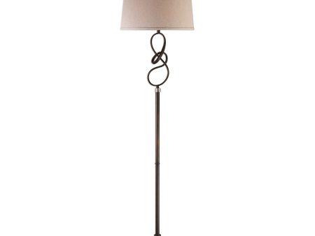 Tenley Twisted Bronze Floor Lamp Sale