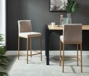 Diego-26  Counter Stool-Grey Gold Leg For Sale