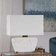 Genessy White Marble Table Lamp Online Sale