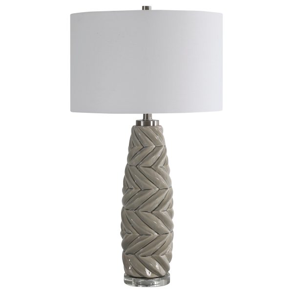 Kari Light Gray Table Lamp Online Hot Sale