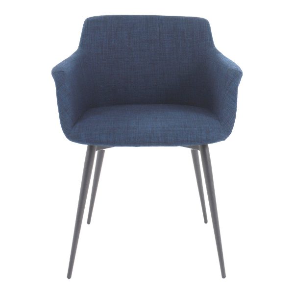 Ronda Arm Chair Blue-Set Of Two For Cheap