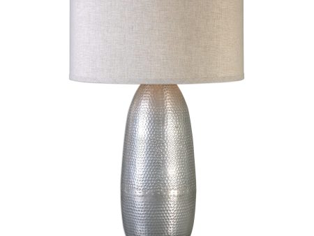 Tartaro Industrial Silver Table Lamp For Cheap