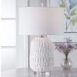 Caelina Textured White Table Lamp on Sale