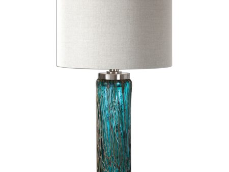 Almanzora Blue Glass Lamp Supply