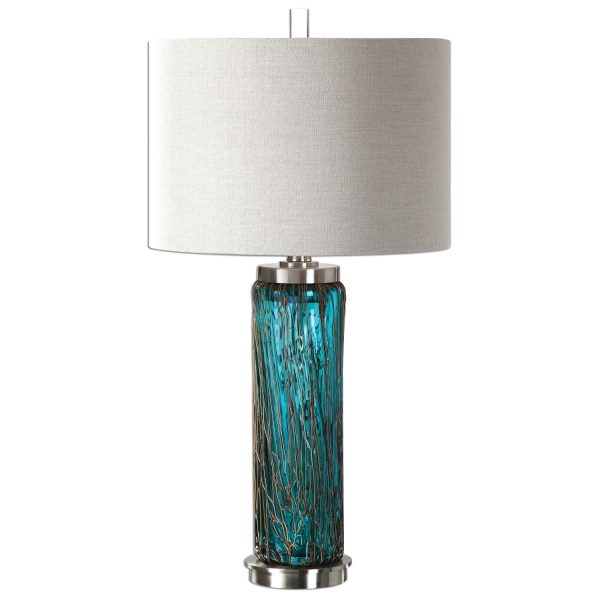 Almanzora Blue Glass Lamp Supply