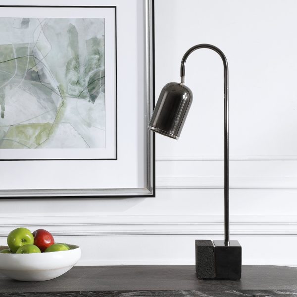 Umbra Black Nickel Desk Lamp For Sale