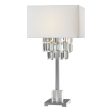 Resana Polished Nickel Lamp For Sale