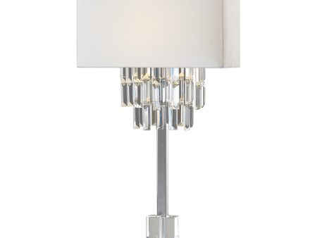 Resana Polished Nickel Lamp For Sale