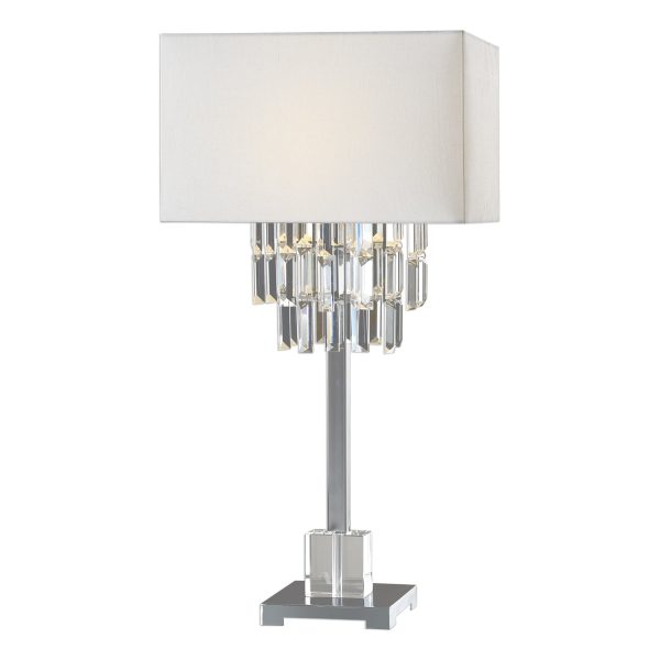 Resana Polished Nickel Lamp For Sale