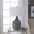 Felipe Distressed Gray Table Lamp Fashion