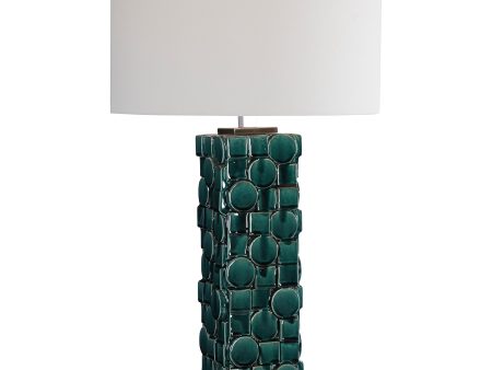 Geometry Green Table Lamp Online Hot Sale