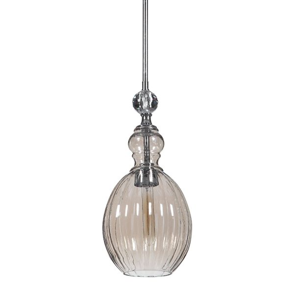 GiGi 1 Light Glass Mini Pendant For Discount