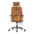 Executive Swivel Office Chair Cognac Discount