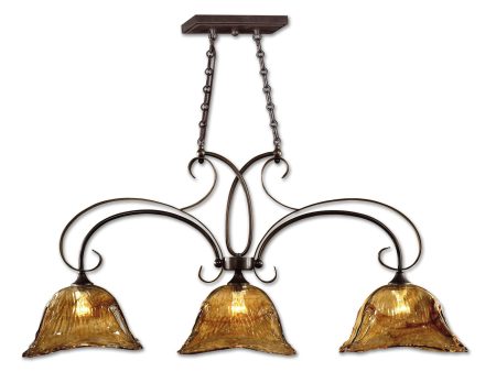 Vetraio 3 Lt Bronze Kitchen Island Light Online Sale