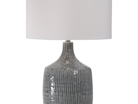 Felipe Distressed Gray Table Lamp Fashion