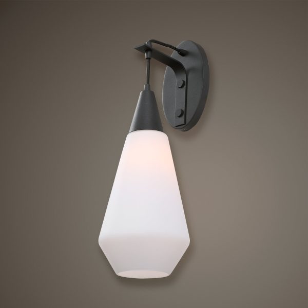 Eichler 1 Light Black Sconce Fashion