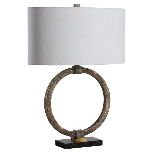 Relic Aged Gold Table Lamp Sale