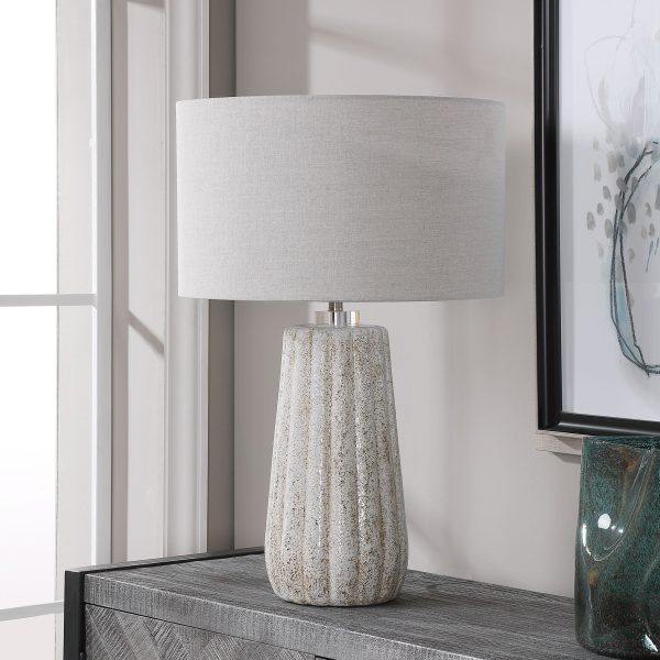 Pikes Stone-Ivory Table Lamp Supply