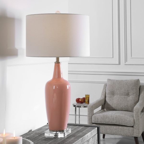 Anastasia Light Pink Table Lamp Online Hot Sale