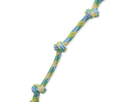 Mammoth Pet Products Braidys 3 Knot Rope Tug Dog Toy Assorted, 1 Each 20 in, Medium by San Francisco Bay Brand Hot on Sale