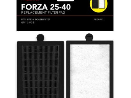 Aquatop FORZA Replacement Filter Inserts with Premium Activated Carbon 25-40, Black, White, 1 Each 2 Pack by Aquatop Cheap